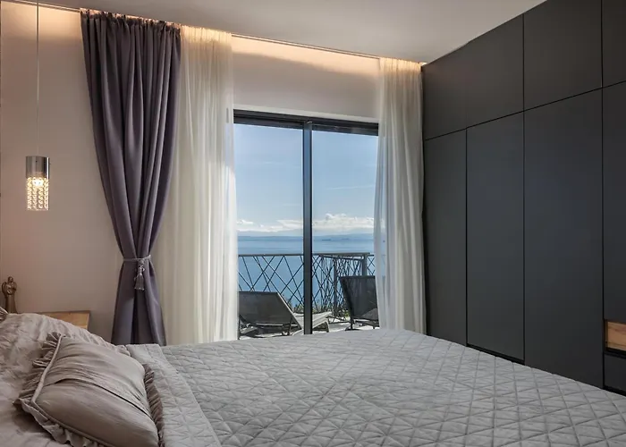 Luxury Seaview Penthouse With Private Parking, Terrace, Barbecue & * أوباتيا